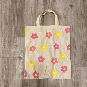 Flower tote bag